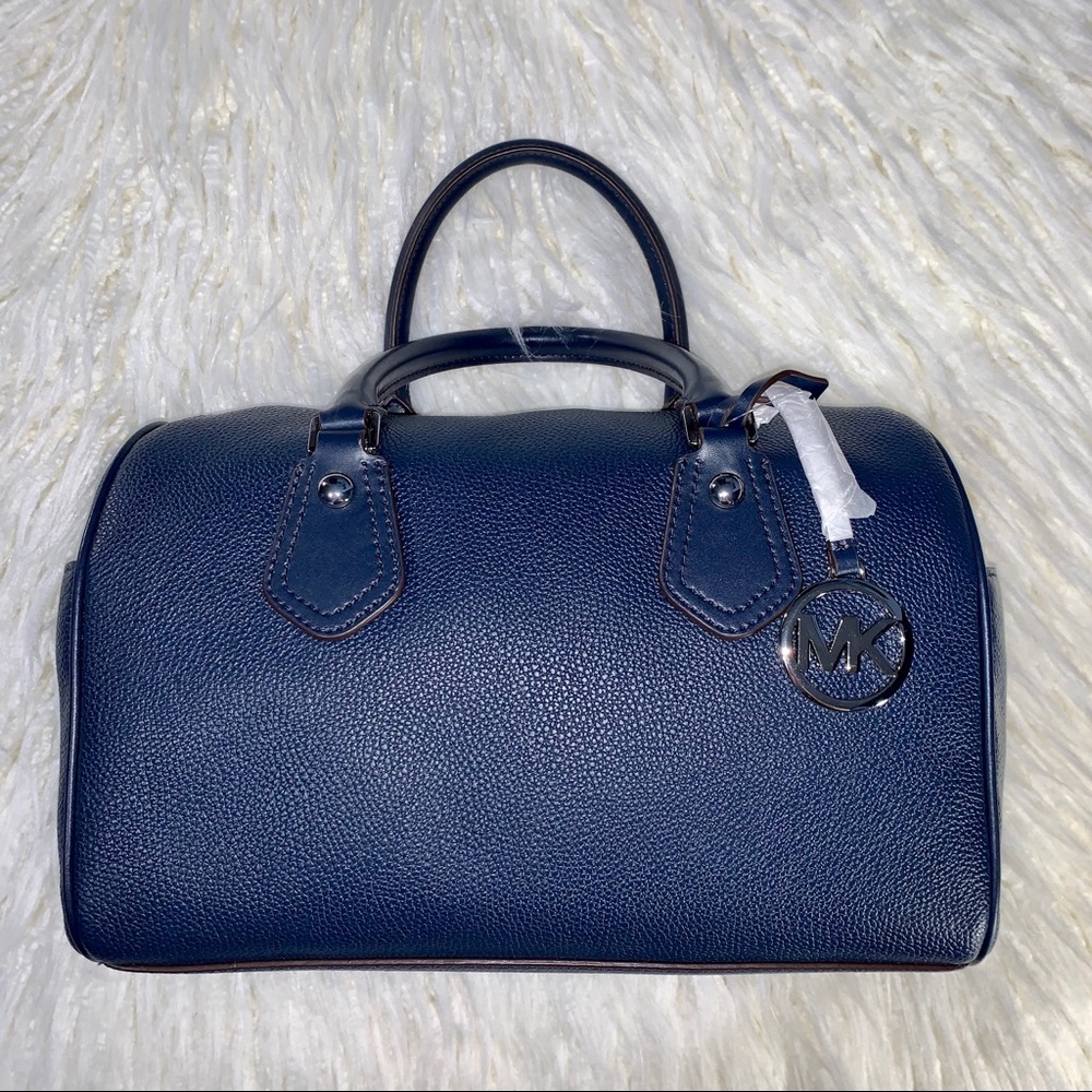 NWT Michael Kors Satchel/Crossbody Bag. Navy Blue.